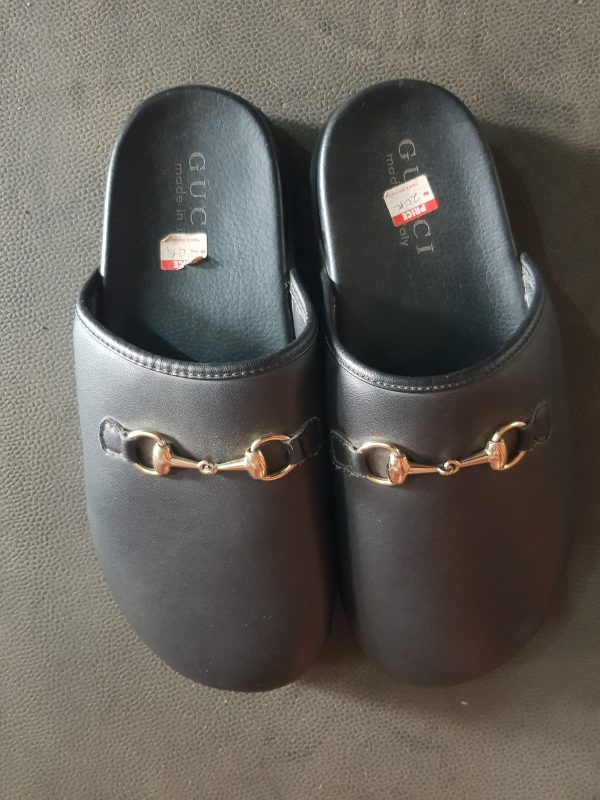 Leather crocs
