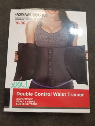 Double control waist trainer